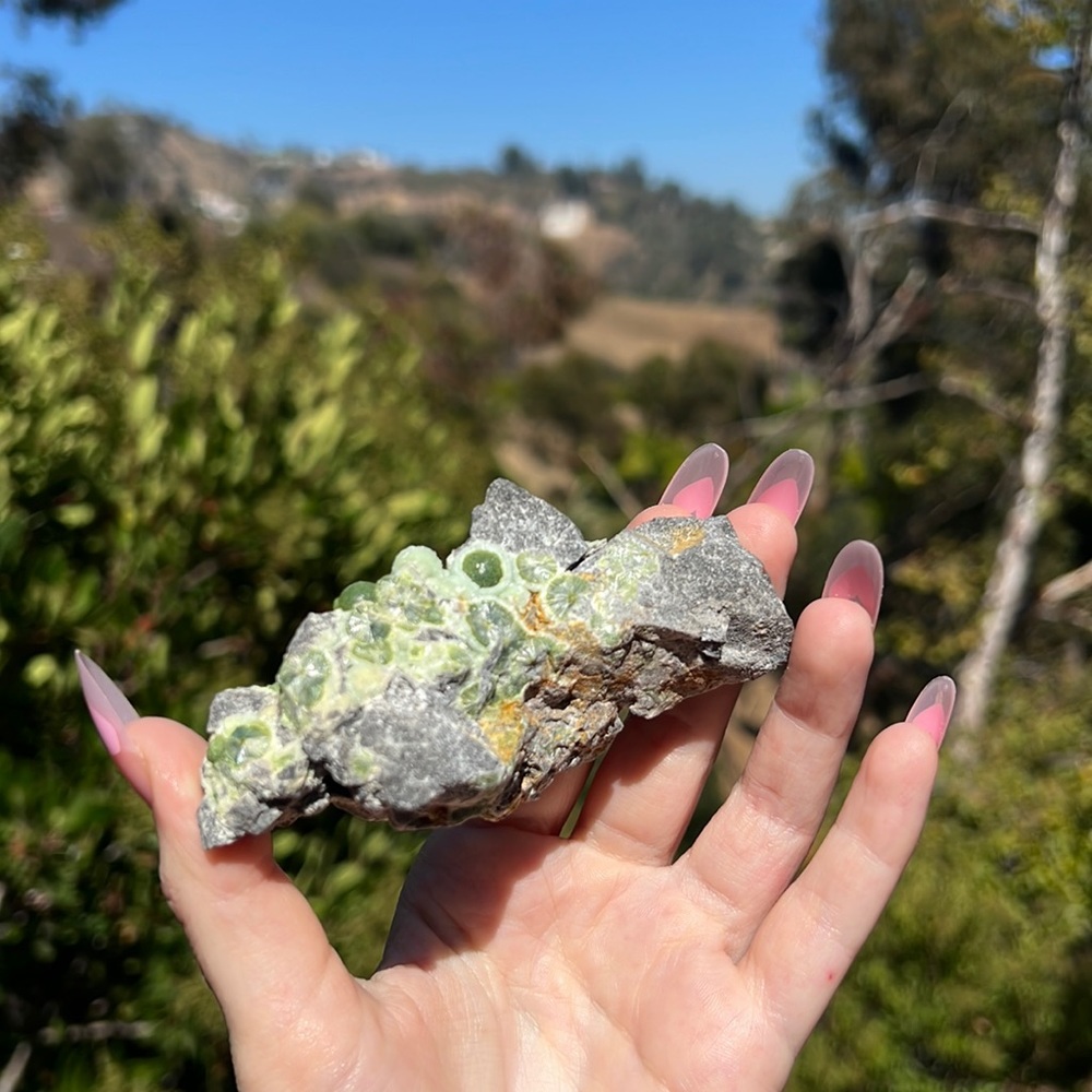 Natural rare wavellite Crystal